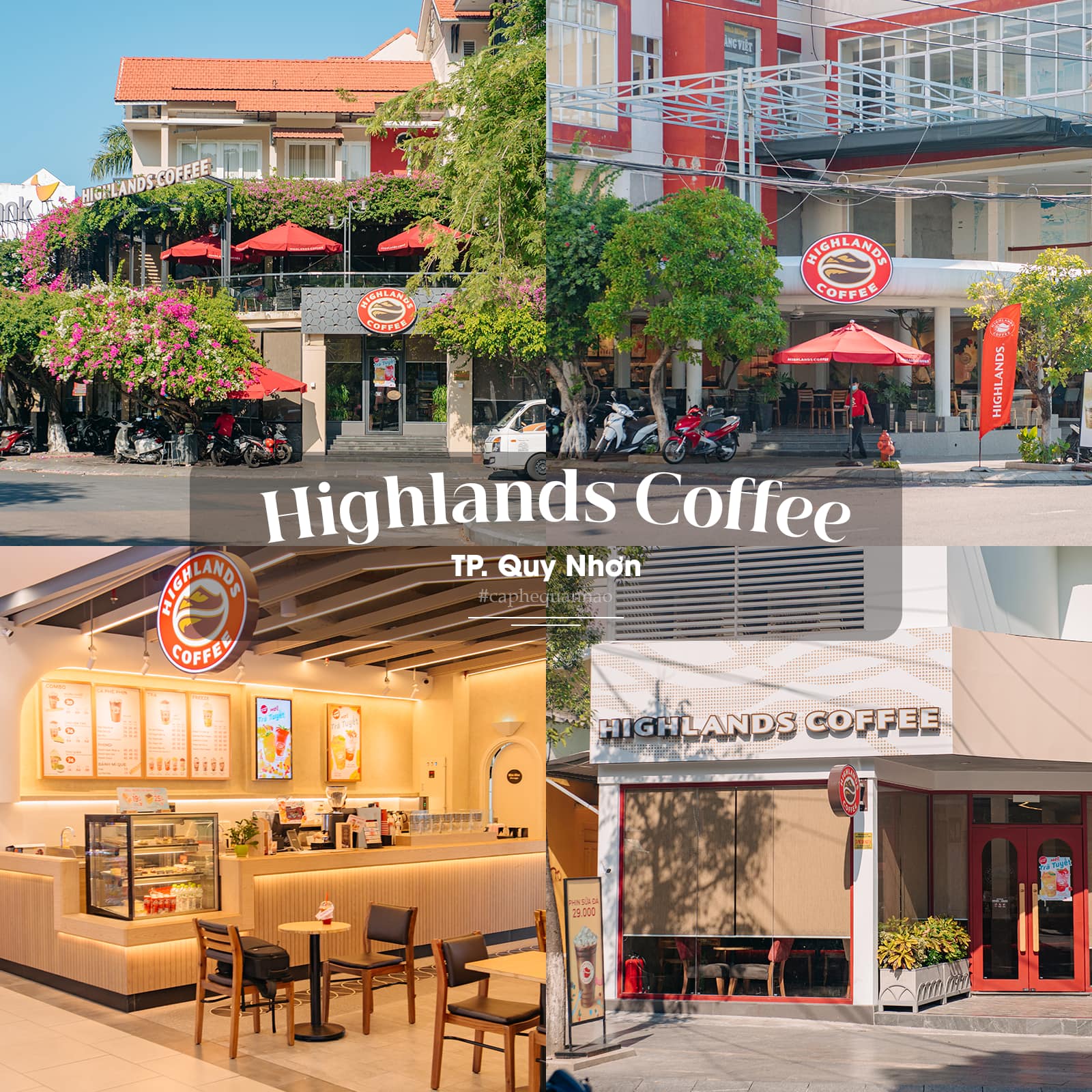 Top 5 quán cafe đặc biệt nhất Quy Nhơn 11 highlands coffee quy nhon