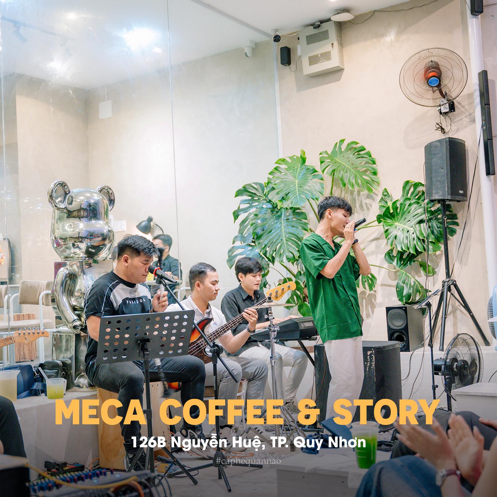 Các quán cafe có nhạc Acoustic Quy Nhơn 8 meca coffee quy nhon