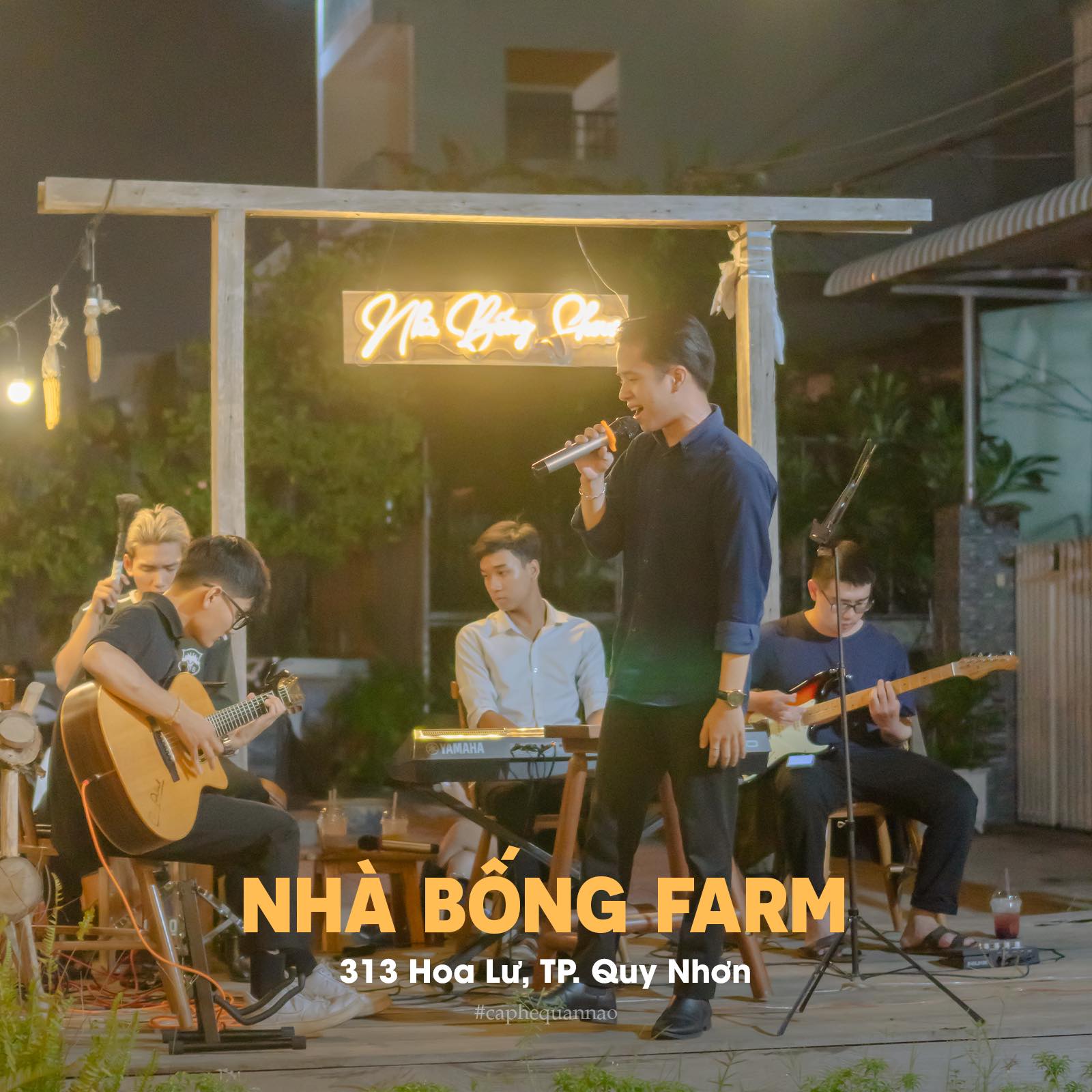 Các quán cafe có nhạc Acoustic Quy Nhơn 7 nha bong farm quy nhon