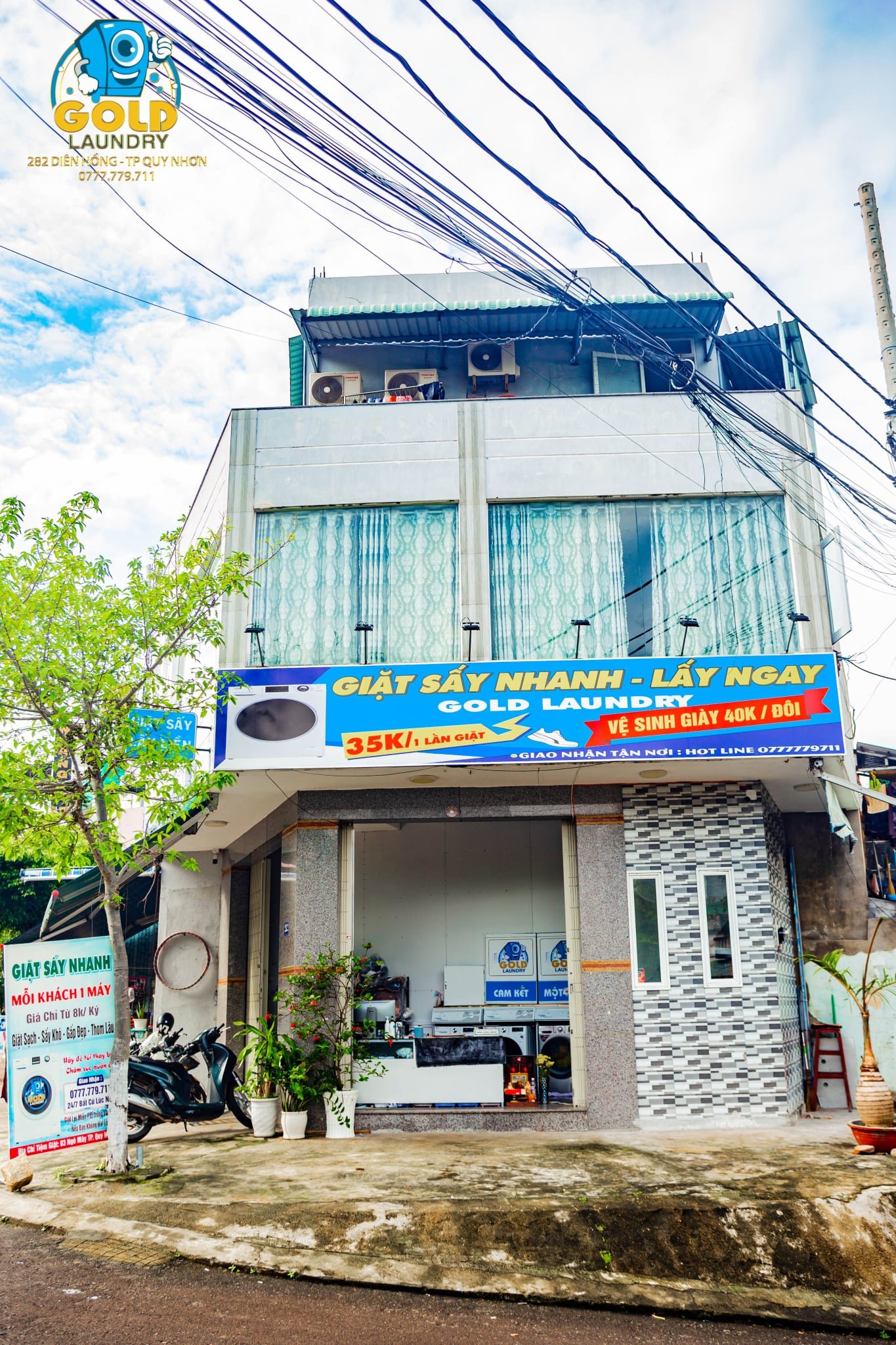 giat quan ao gold laundry quy nhon