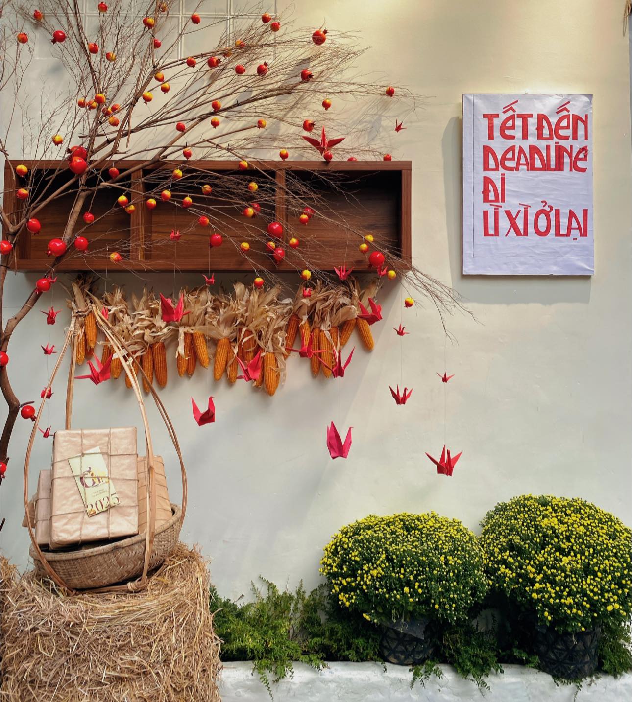 Các quán cafe decor Tết đẹp 2025 tại Quy Nhơn 31 oi cafe milktea